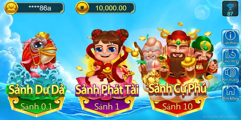 bắn cá Gods Slash Fish tại XIN88