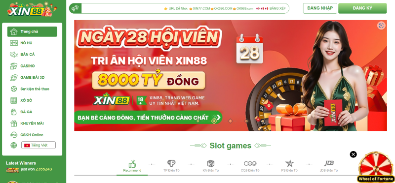 Nhà cái XIN88 
